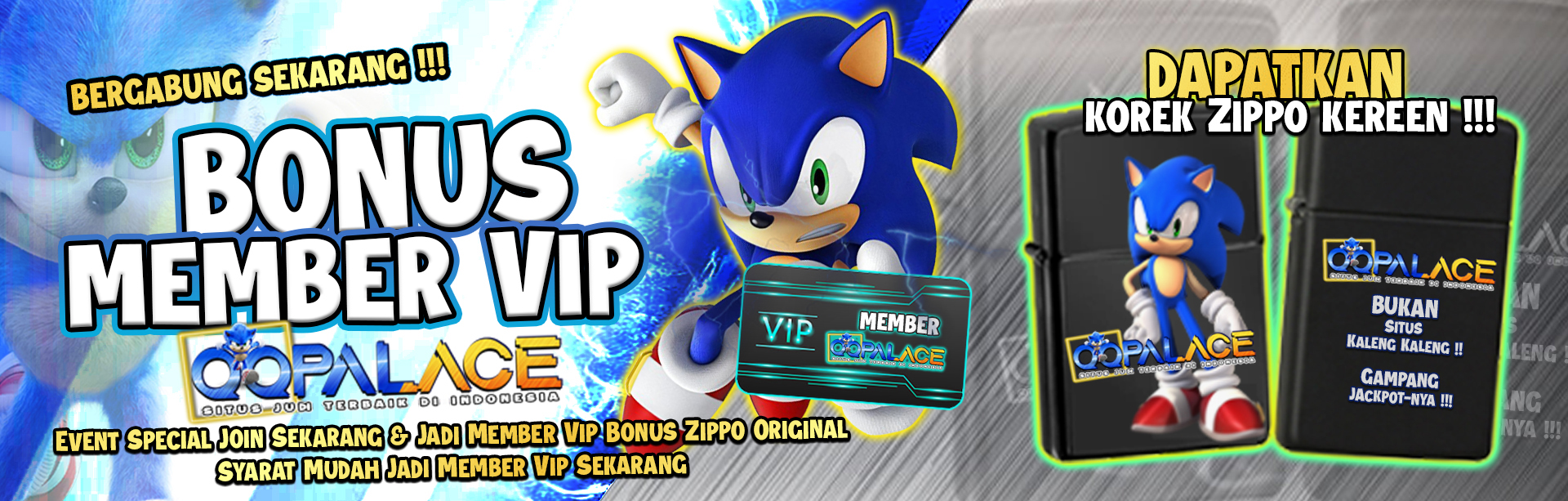 BONUS MEMBER VIP di Situs QQPALACE " Bukan Situs Kaleng - Kaleng "