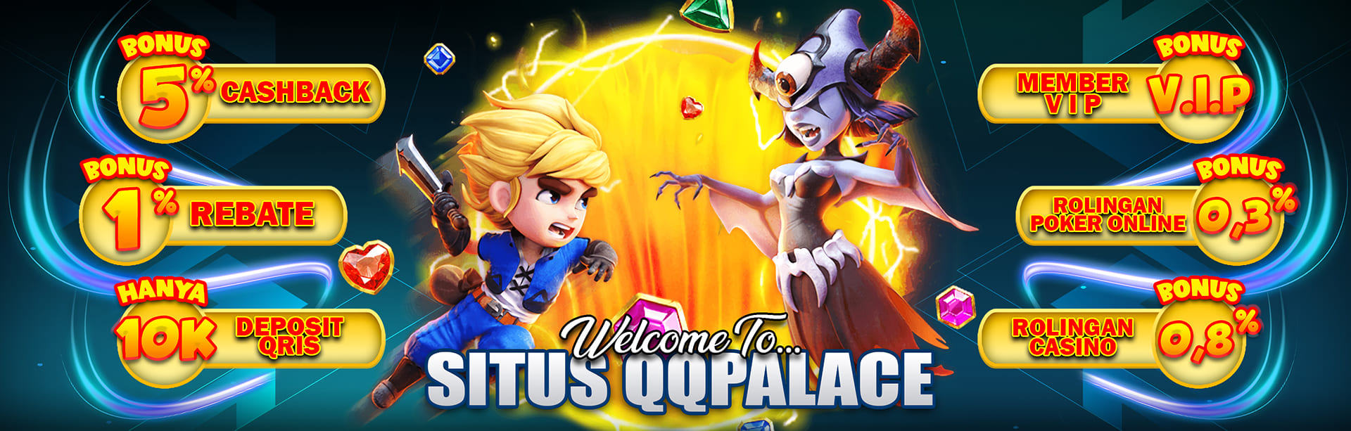 BONUS PROMO TERSEDIA DI QQPALACE !!!