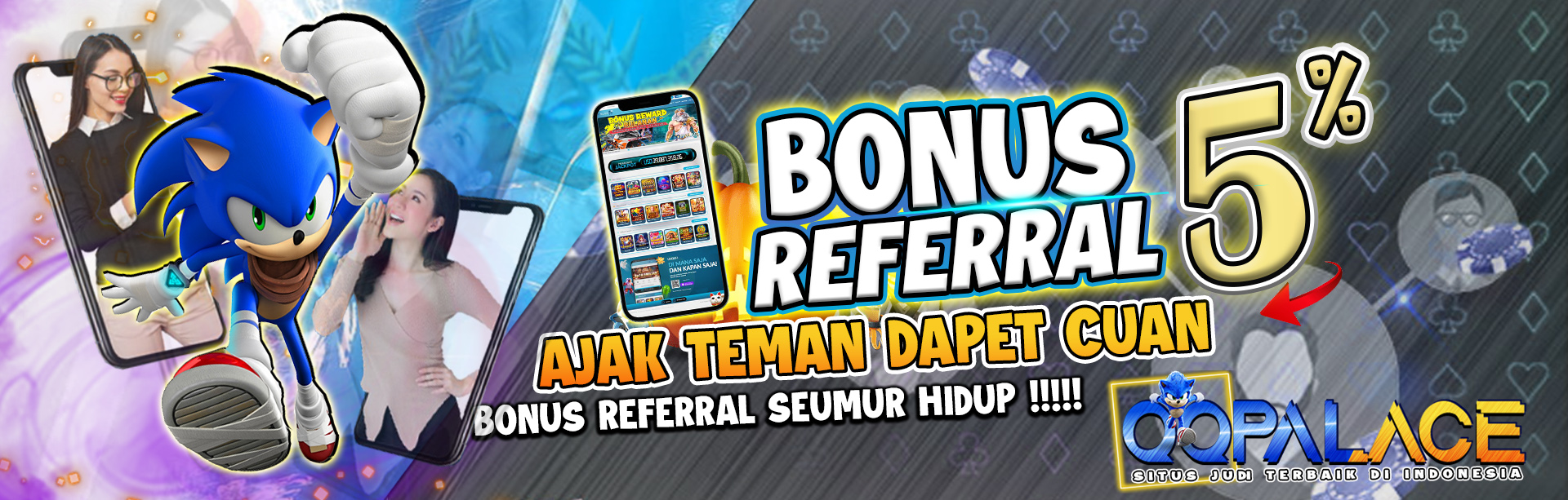 BONUS REFERRAL SEUMUR HIDUP - AJAK TEMAN DAPAT CUAN DI SITUS GACOR 